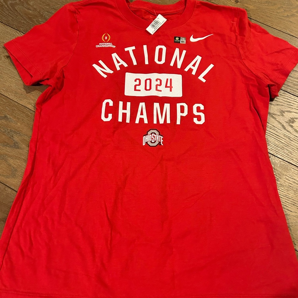 NWT Nike Red National Champs T-Shirt